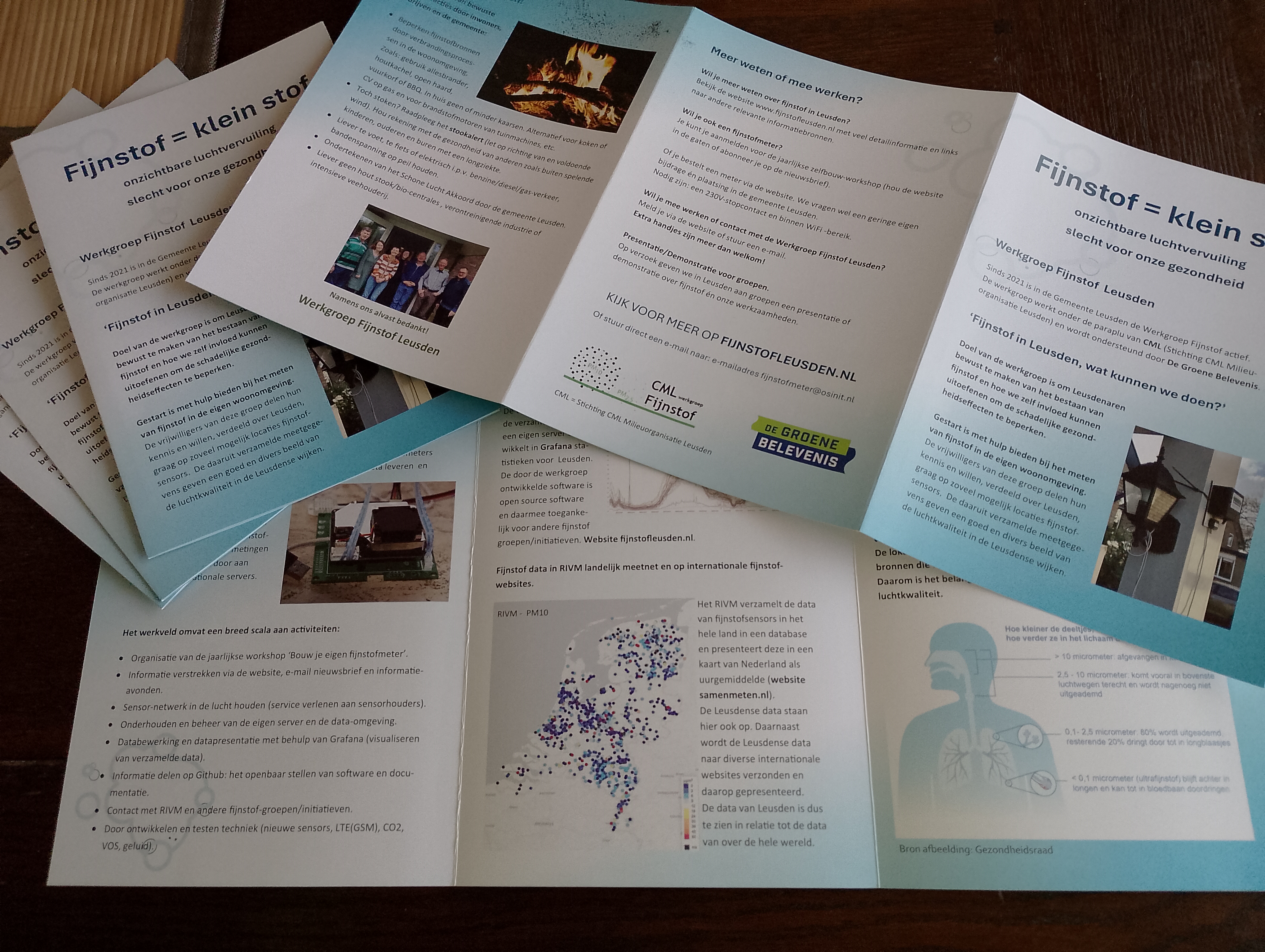 Promotiefolder werkgroep fijnstof 2025