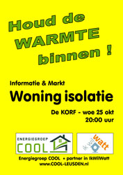 poster COOL isolatie okt20